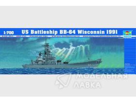 US Battleship BB-64 Wisconsin 1991