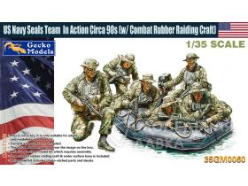 US Navy Seals Team In Action Circa 90s