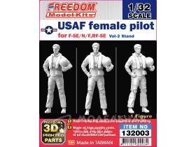 "USAF female pilot for F-5E/F,RF-5E Vol-3 stand 3D Print   1set : 1 Figures  "