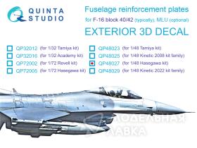 Усиливающие накладки для F-16 block 40/42 (Hasegawa)