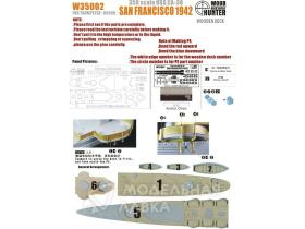 USS CA-38 San Francisco 1942