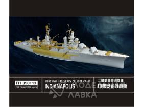 USS WWII Heavy Cruiser Indianapolis CA-35(ForTrumpeter 05326)