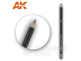 Watercolor Pencil Dark Aluminum Nickel