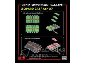 Workable track links for LEOPARD 2A5/A6/A7 (3D)