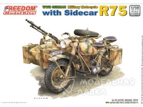 WW2 German  R75 motorcycle /W Side Car, ( BMW R75 WW2)