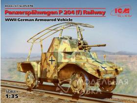 WWII German Armoured Vehicle Panzerspahwagen P 204(f) Railway