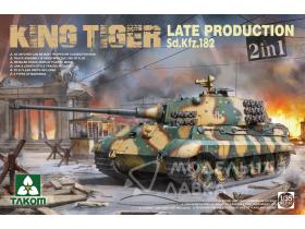 WWII German Heavy Tank Sd.Kfz.182 King Tiger  Late Production 2 in 1 (without interior)