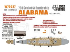 WWII USS Alabama (for Trumpeter 05762)
