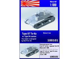 Японский малый танк Те-Ке с пушкой Тип 94