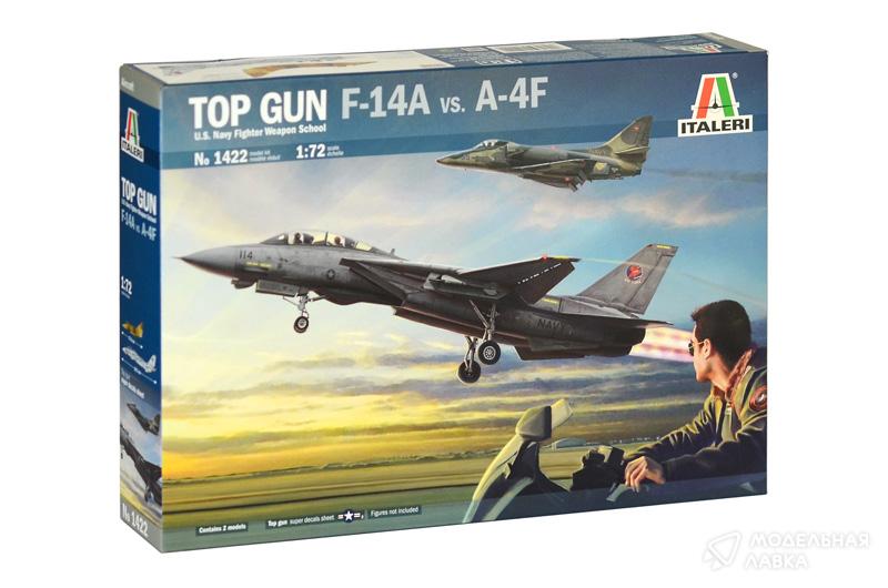 Фото #1 для Сборная модель "Top Gun" F-14A vs. A-4F