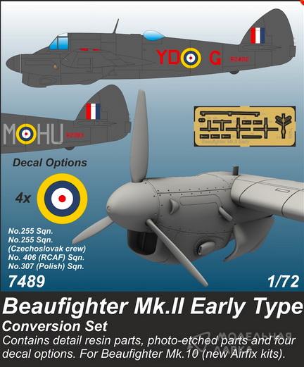 Фото #1 для Сборная модель Beaufighter Mk.II Early Type Conversion set