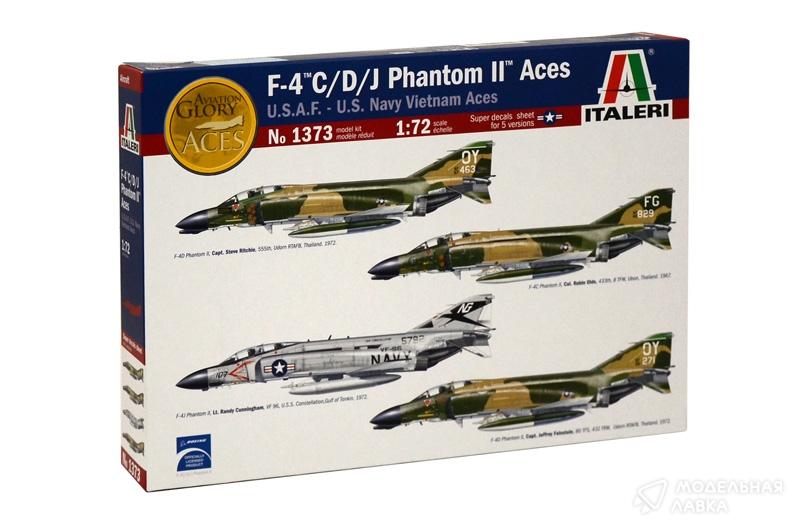 Фото #1 для Сборная модель F-4 C/D/J Phantom II Aces U.S.A.F. - U.S. Navy Vietnam Aces