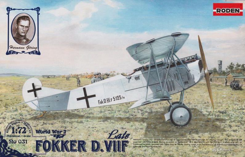 Сборная модель Fokker D.VIIF Late Roden