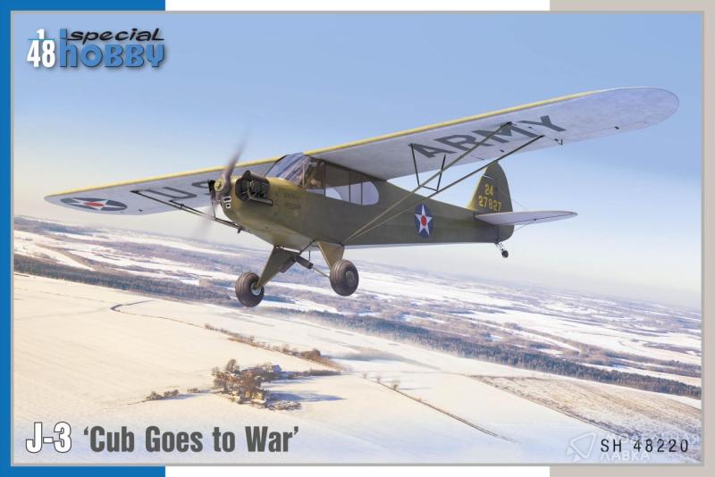 Фото #1 для Сборная модель J-3 ‘Cub Goes to War’