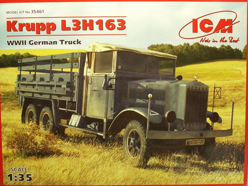 Фото #1 для Сборная модель Krupp L3H163, Германский армейский грузовой автомобиль ІІМВ