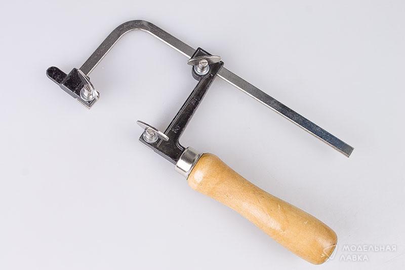 Лобзик раздвижной, 50-160 мм, глубина 65 мм, деревянная ручка JAS
