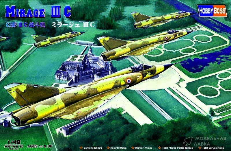 Сборная модель Mirage III C Fighter Hobby Boss