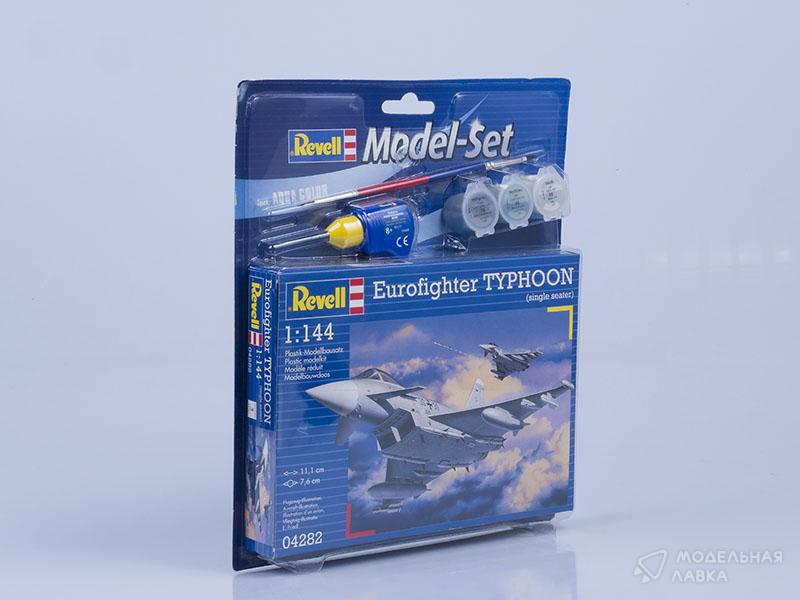 Фото #1 для Сборная модель набор: самолет Eurofighter Typhoon с клеем, кисточкой и красками