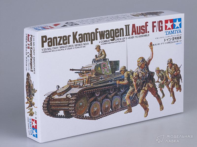 Фото #1 для Сборная модель нем. PanzerKampfwagen II Ausf F/G (с 5 фигурами)