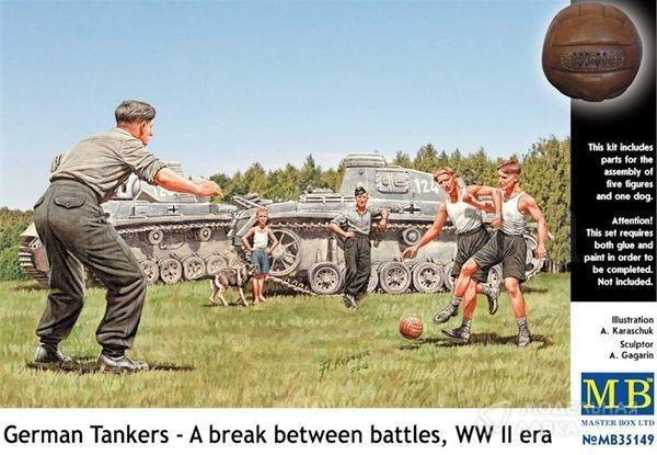Немецкие танкеры - перерыв между боями Master Box