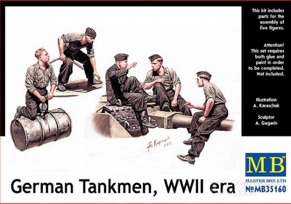Немецкие танкисты, период Второй мировой войны Master Box