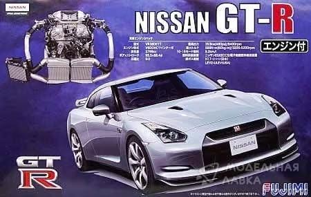 Сборная модель Nissan GT-R (R35) w/Engine Fujimi