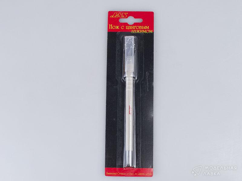 Фото Нож с цанговым зажимом, пластиковая ручка