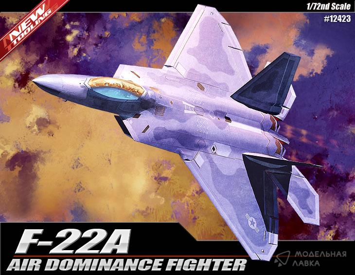Сборная модель самолет F-22 Raptor Academy