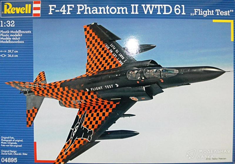 Фото #1 для Сборная модель самолет F-4F Phanton WTD 61 "Flight Test"