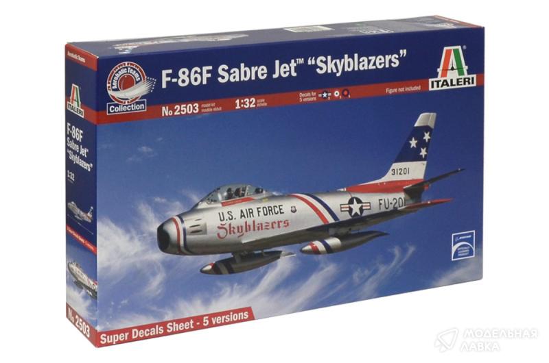 Фото #1 для Сборная модель самолет F-86F Sabre Jet ''Skyblazers''
