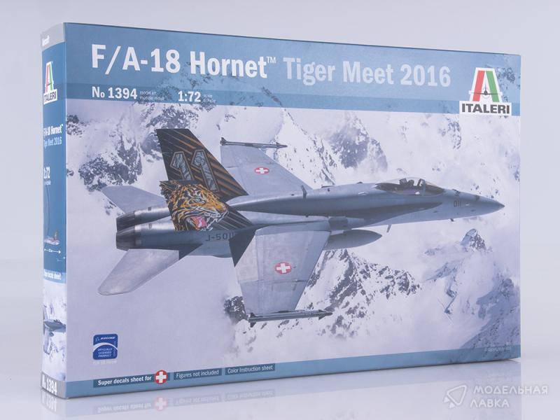 Сборная модель самолет F/A-18 Hornet в ливрее "Tiger Meet 2016" Italeri