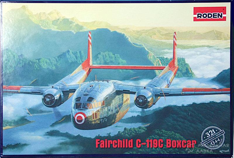 Сборная модель самолет Fairchild C-119G Boxcar Roden