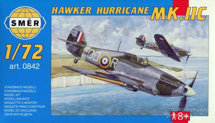 Фото #1 для Сборная модель самолет Hawker Hurricane MK.IIC