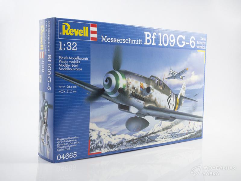 Фото #1 для Сборная модель самолет Истребитель Мессершмитт Bf.109 G-6
