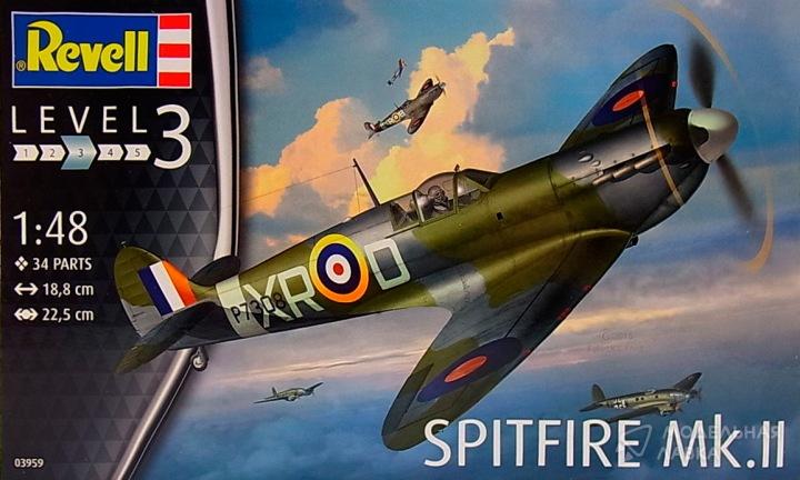 Сборная модель самолет истребитель Spitfire MkII/BBC Великобритании Revell