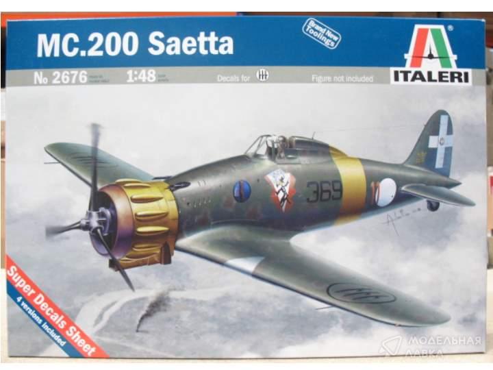 Сборная модель самолет MC.200 Saetta Italeri