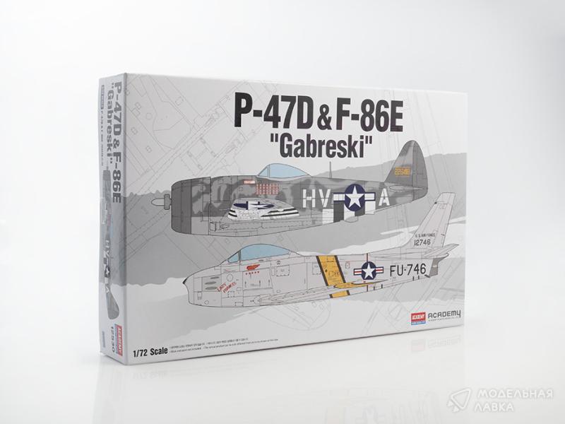 Фото #1 для Сборная модель самолет P-47D & F-86E "Gabreski"