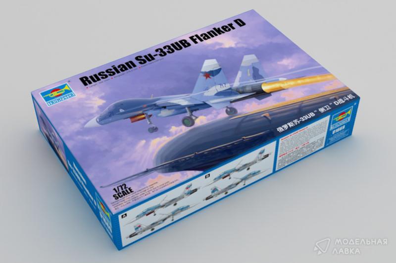 Фото #1 для Сборная модель самолет Су-33УБ Flanker D