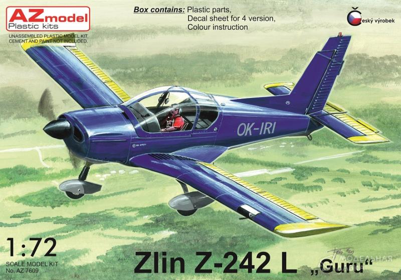 Фото #1 для Сборная модель самолет Zlin Z-242L "Guru"