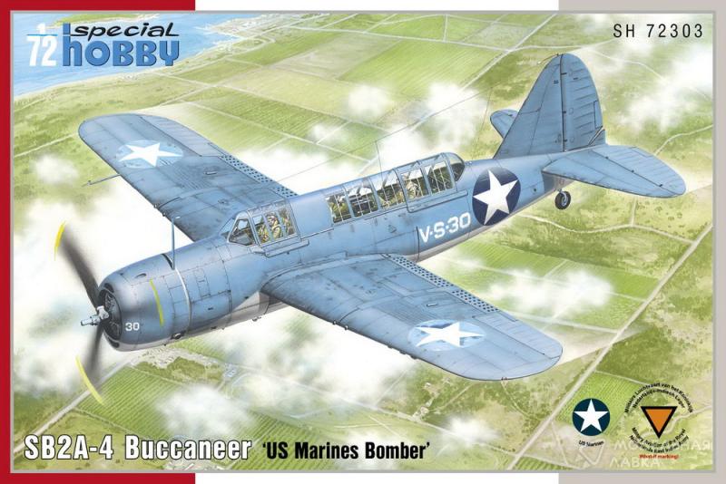 Сборная модель SB2A-4 Buccaneer ‘US Marines Bomber’ Special Hobby