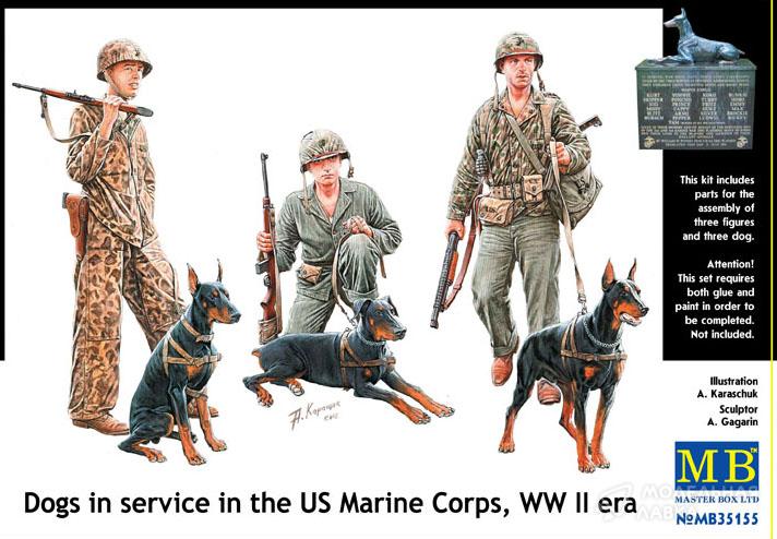 Собаки на службе ВМФ США Master Box