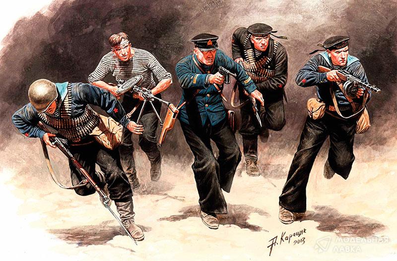 Советские морские пехотинцы, атака Master Box