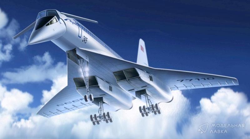 Фото #1 для Сборная модель ту-144, Советский сверхзвуковой пассажирский самолет