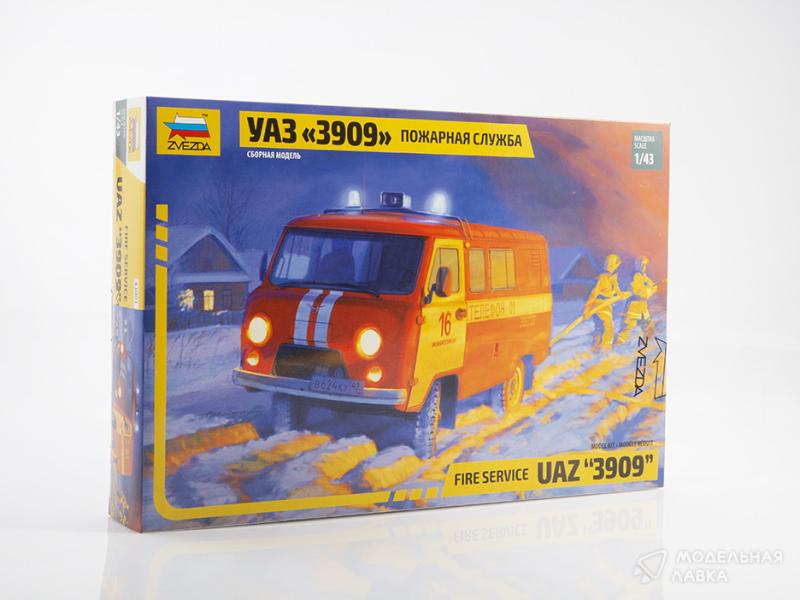 Фото #1 для Сборная модель УАЗ «3909» Пожарная служба