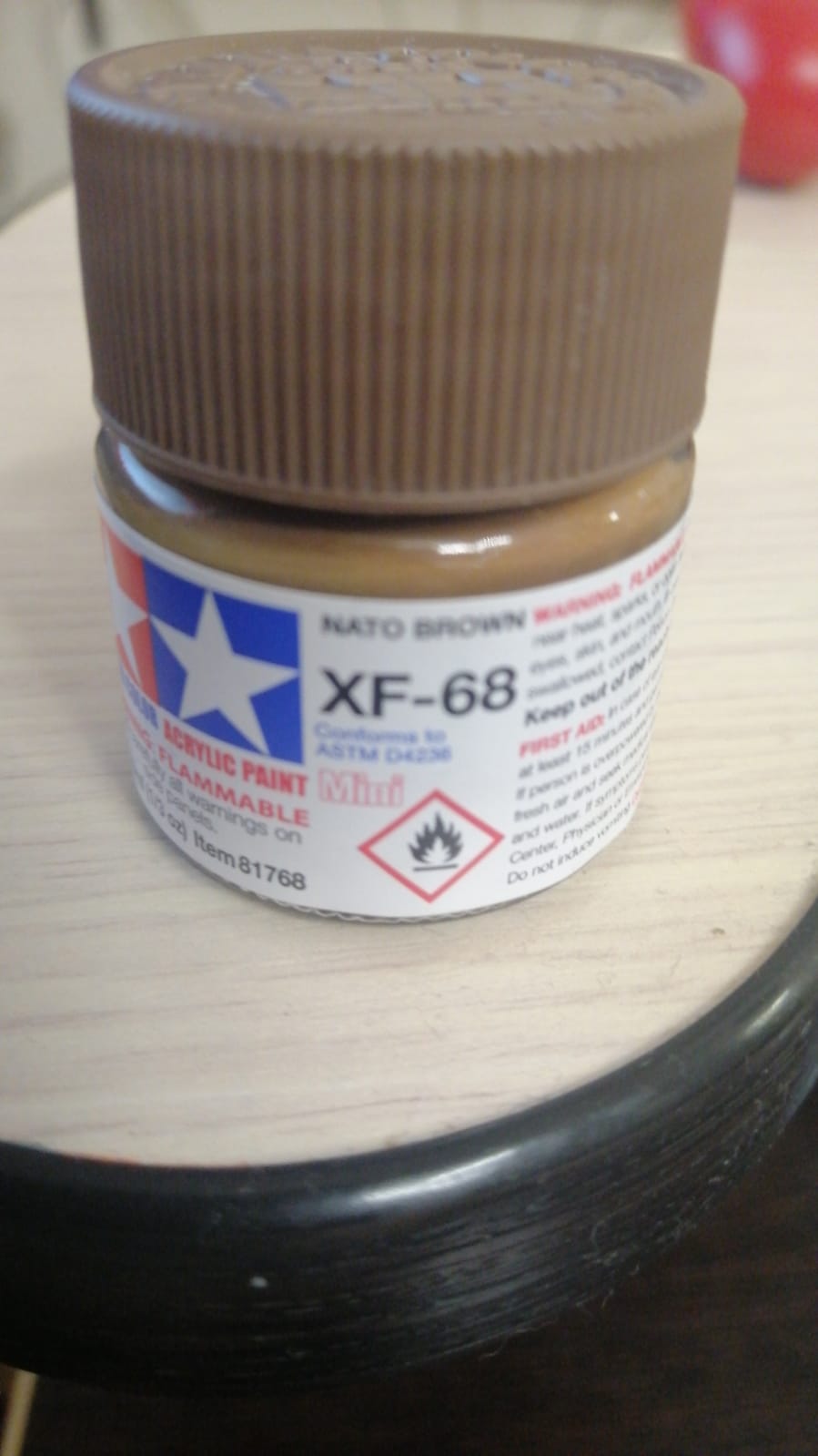 Фото Краска матовая акриловая (Nato brown), XF-68