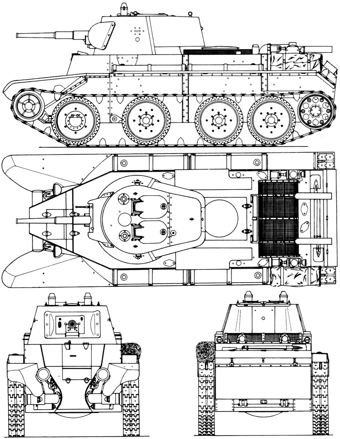 Танк т 26 чертежи с размерами