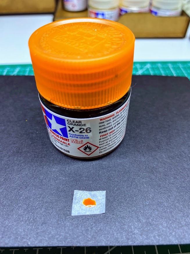 Фото Краска глянцевая акриловая (Clear Orange), X-26