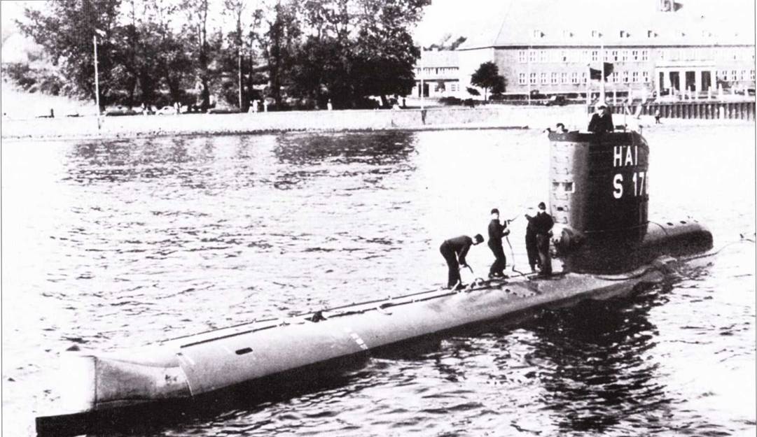 Фото Германская подводная лодка, тип XXIII