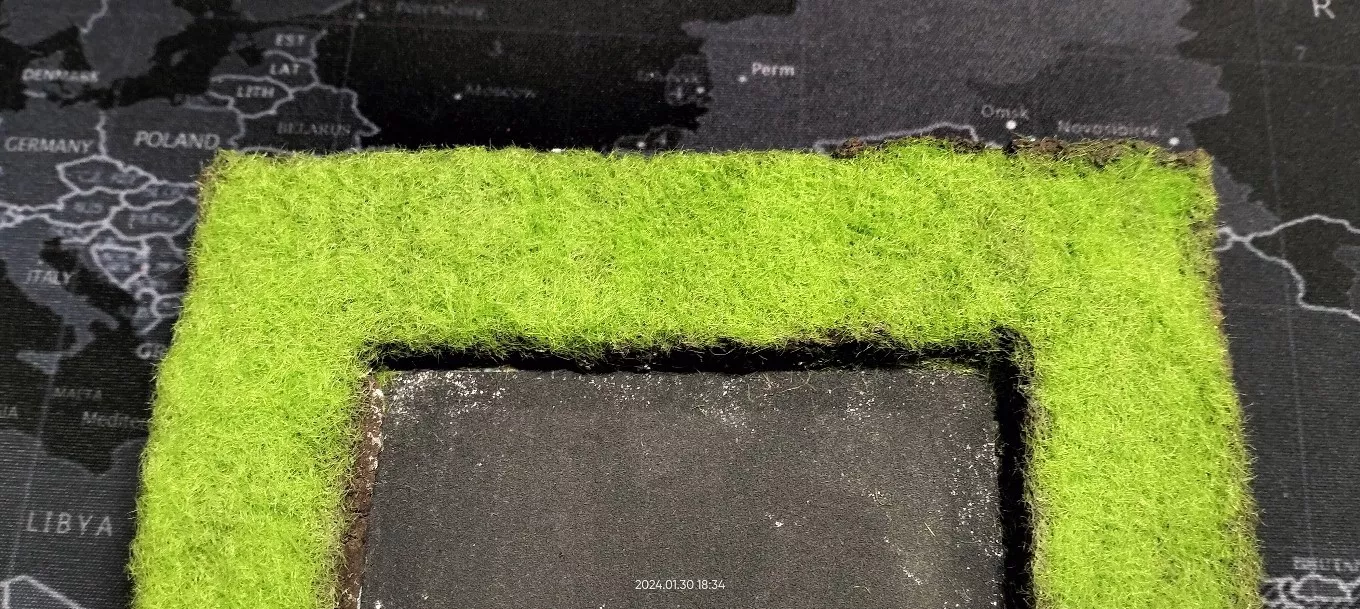 Трава сочная зелень, 3 мм.