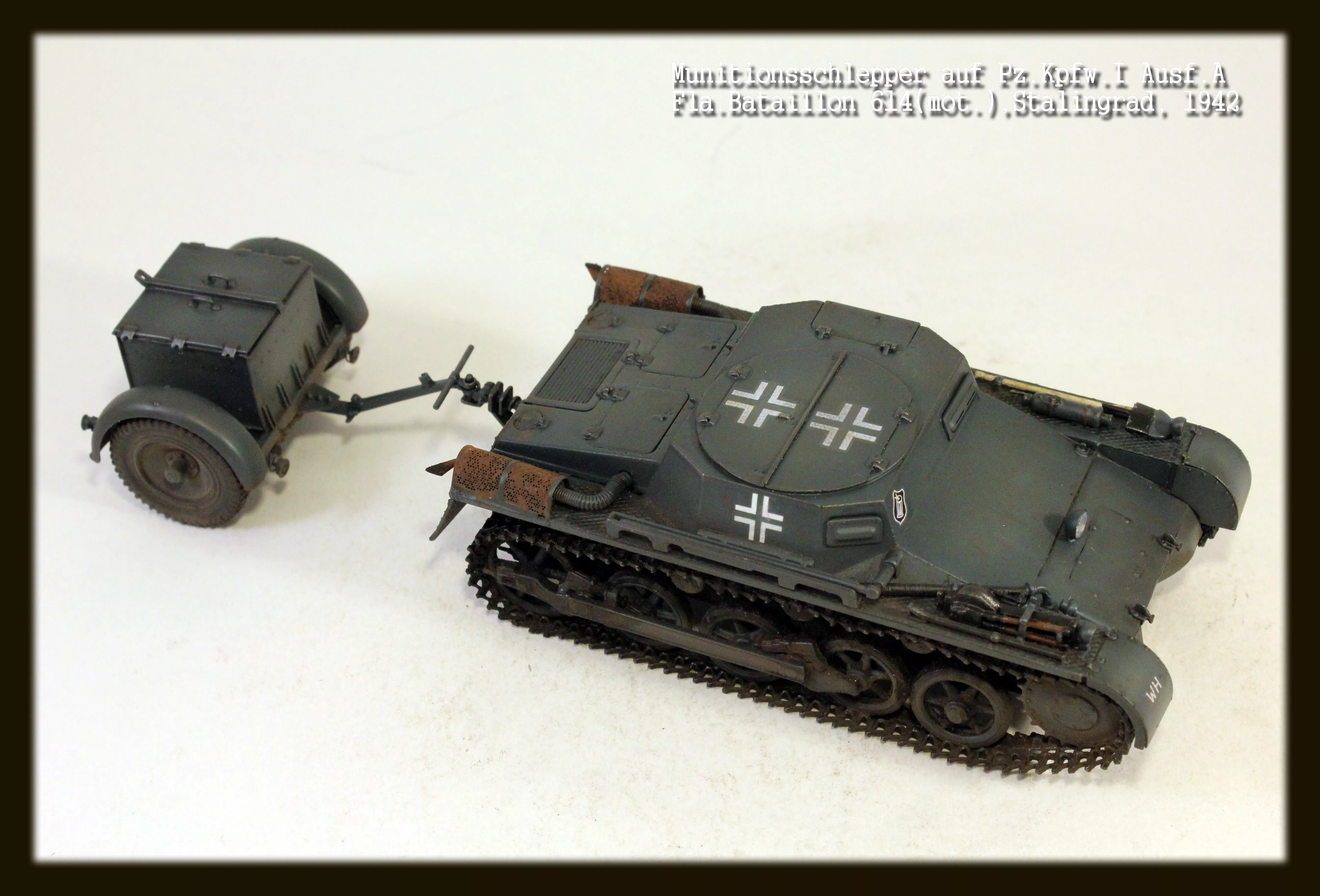 Munitionsschlepper auf Panzerkampfwagen I ausf A with Ammo Trailer